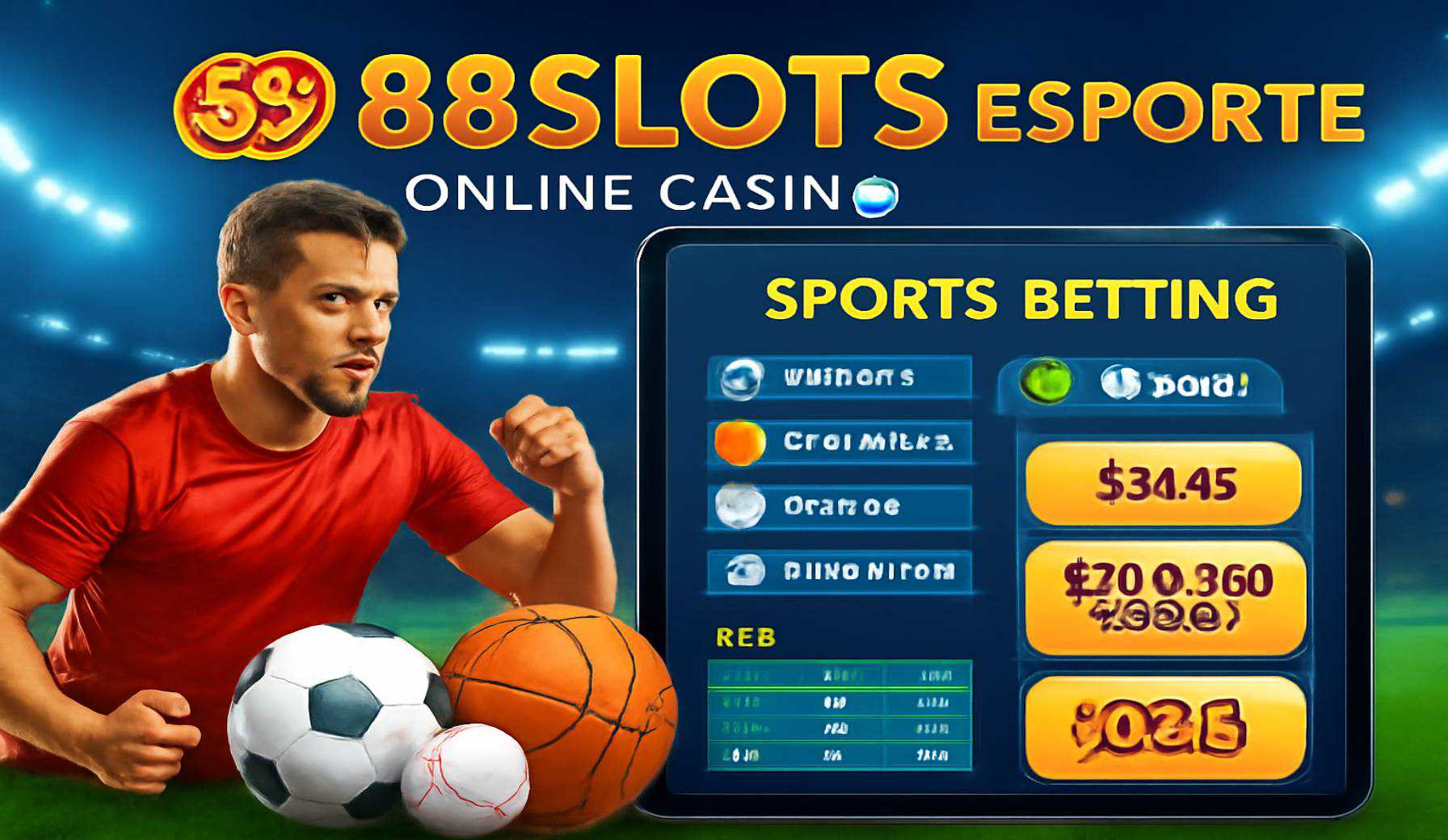 Apostas esportivas no cassino online 88SLOTS